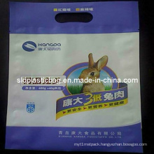 Lustreless Printed BOPP/PE Plastic Food Bag with Carrier